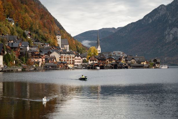 The gorgeous village of Halstatt, located in Salzkammergut