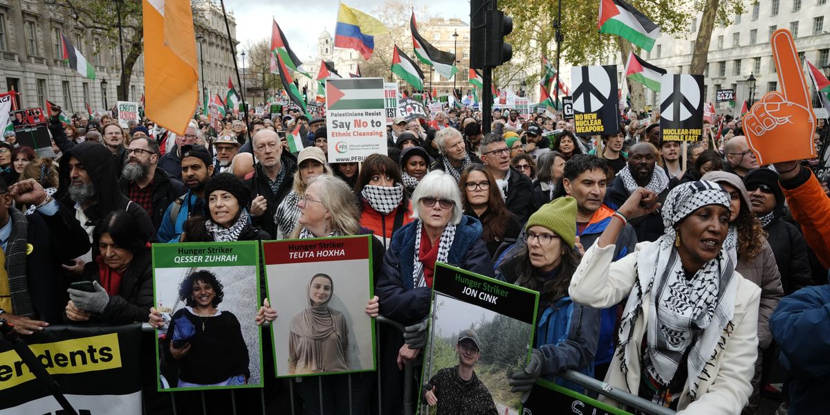 Police make dozens of arrests at protests across Britain