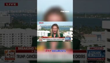 Trump: ‘I am hereby cancelling all executive orders’ made by Biden #shorts #foxnews #news #fox