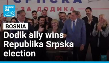 Bosnia: Dodik ally wins Republika Srpska election • FRANCE 24 English