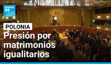 La UE presiona a Polonia para reconocer matrimonios igualitarios celebrados en el extranjero
