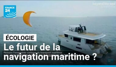 Quand le vent et l’IA révolutionnent la navigation maritime écologique • FRANCE 24