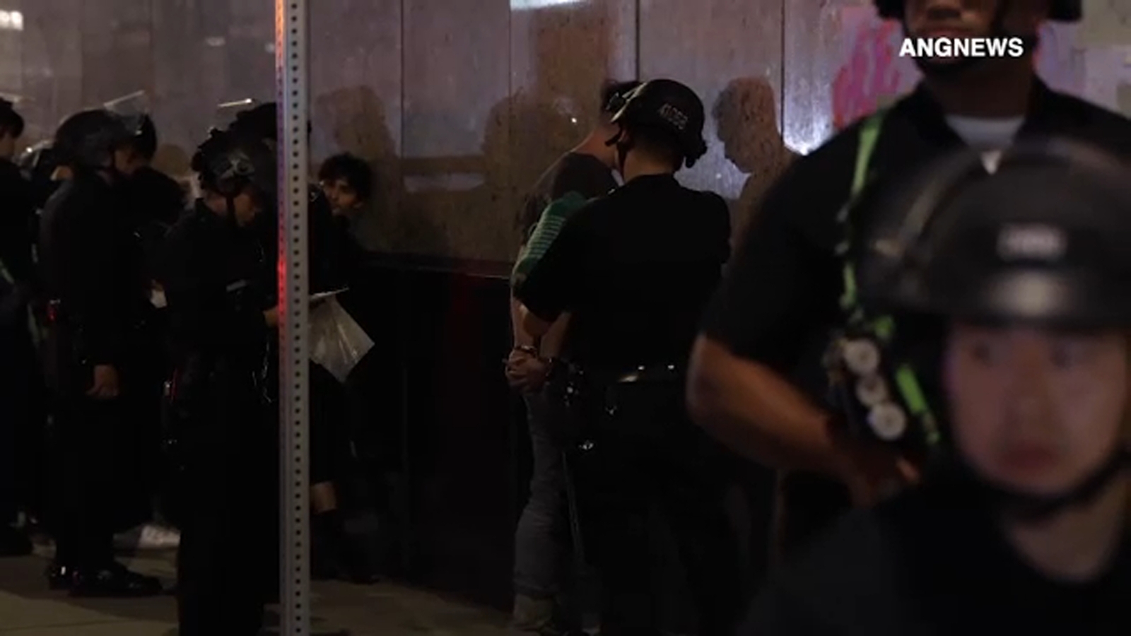 14 arrested after 'No Kings Day' protest in downtown Los Angeles, police say