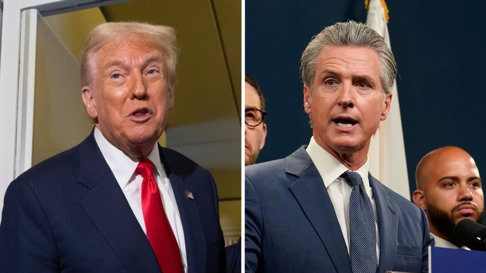 President Trump, Gov. Newsom square off on Prop 50