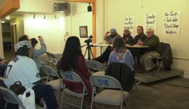 Labor leaders from across US come to Oakland to raise concerns over President Donald Trump's tariffs