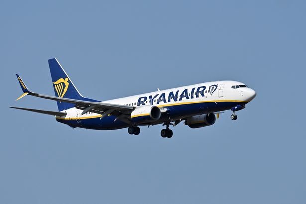 Stock image of a Ryanair plane