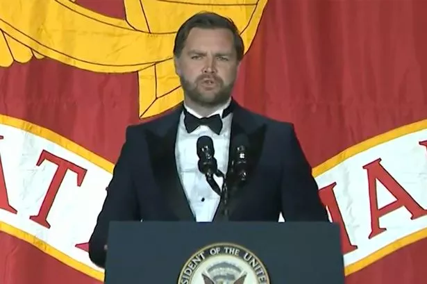 JD Vance delivered a speech at the Marine Corps Ball on Saturday