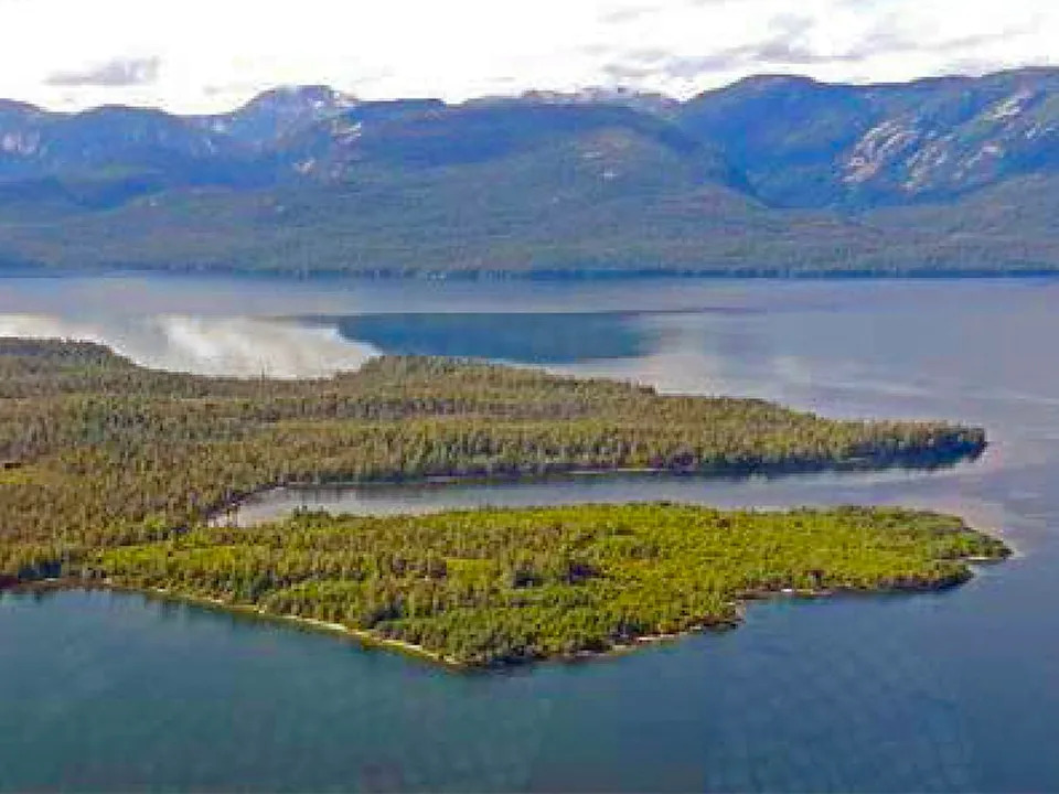 The proposed site of the Ksi Lisims LNG project at Wil Milit (also known as Whiskey Bay) at the northern tip of Pearse Island in the Portland Canal, north of Prince Rupert, B.C. The Wil Milit site is located on approximately 1.14 square kilometres of level land. Wil Milit is owned by the Nisga’a Nation in fee simple.