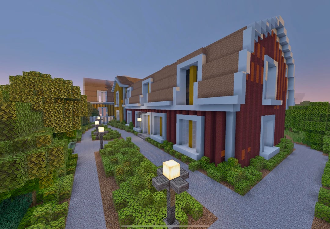 Byggde ett typiskt svenskt träpanels hus i Minecraft baserat på ett hus i Malmköping🇸🇪