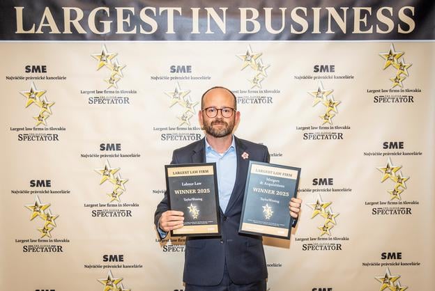 Andrej Leontiev from TaylorWessing, the largest law firm in Slovakia in category Mergers & Acquisitions.