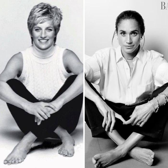 Meghan’s Harpers Bazaar pictures inspired by rare Diana images