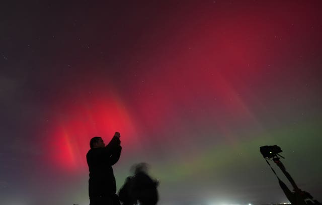 Northern Lights over Whitley Bay
