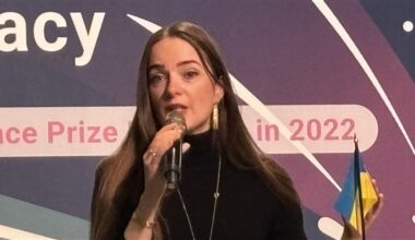 Nobel winner warns of threats to democracy if Russia wins Ukraine war