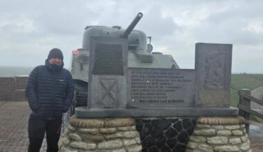 Army reservist visits Dutch battlefield where grandfather fought Nazis