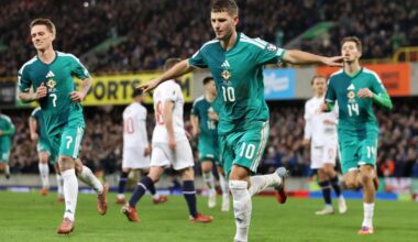 Jamie Donley scores his first Northern Ireland goal to seal win over Luxembourg