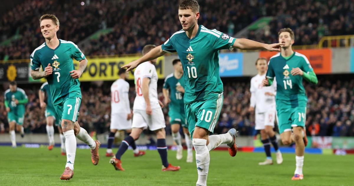 Jamie Donley scores his first Northern Ireland goal to seal win over Luxembourg