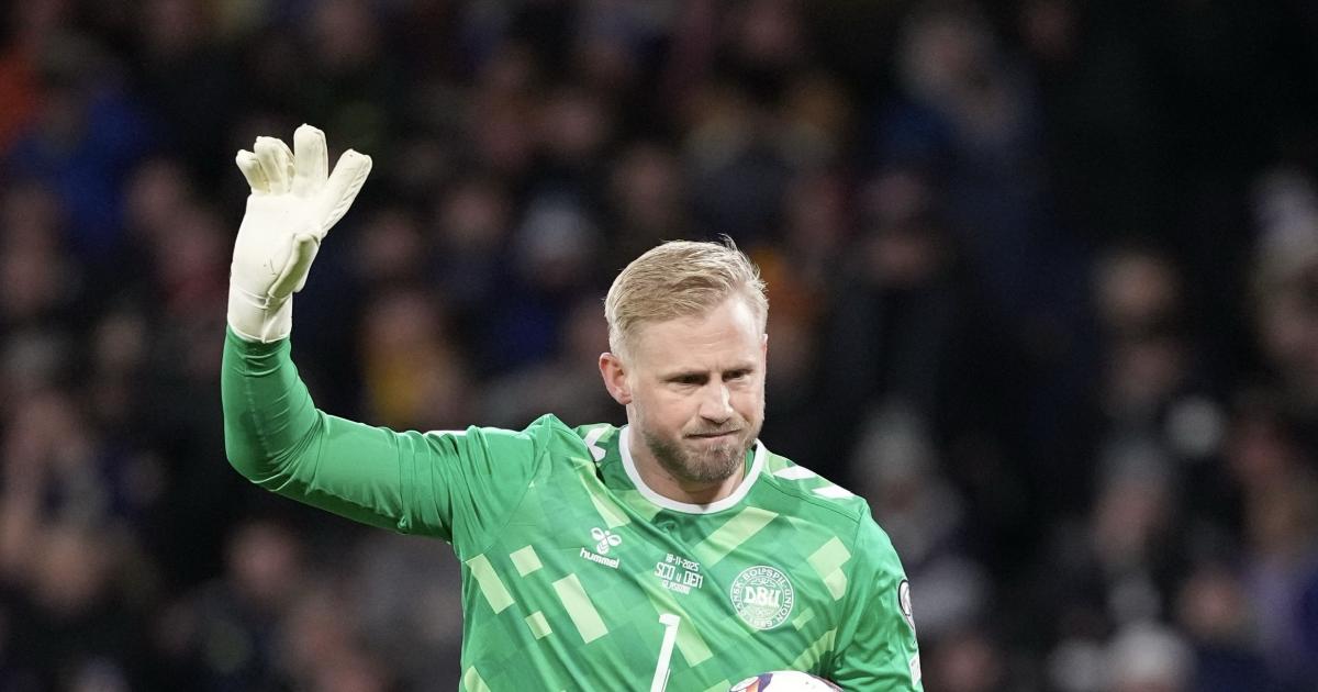 Tierney reveals classy Schmeichel text after Scotland's win vs Denmark