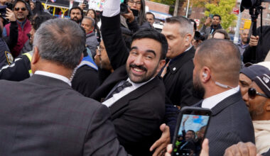 Zohran Mamdani campaigns in New York City