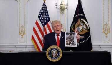 WATCH: Trump says National Guard soldier has died after shooting, blames Biden administration