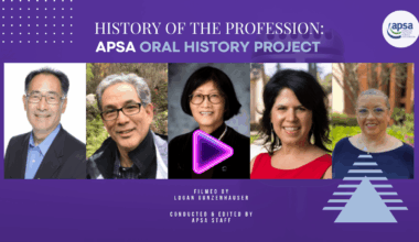 Contributions by Scholars of Color Interview Series at WPSA 2025 -