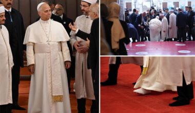 Pope Leo visits Blue Mosque in Turkey, but refuses to join prayer