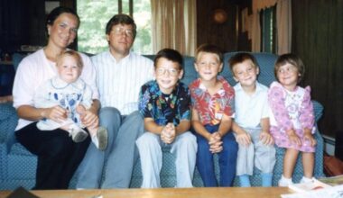 Ruth Pakaluk, with her husband and five of their children