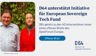 D64 unterstützt Initiative für einen European Sovereign Tech Fund