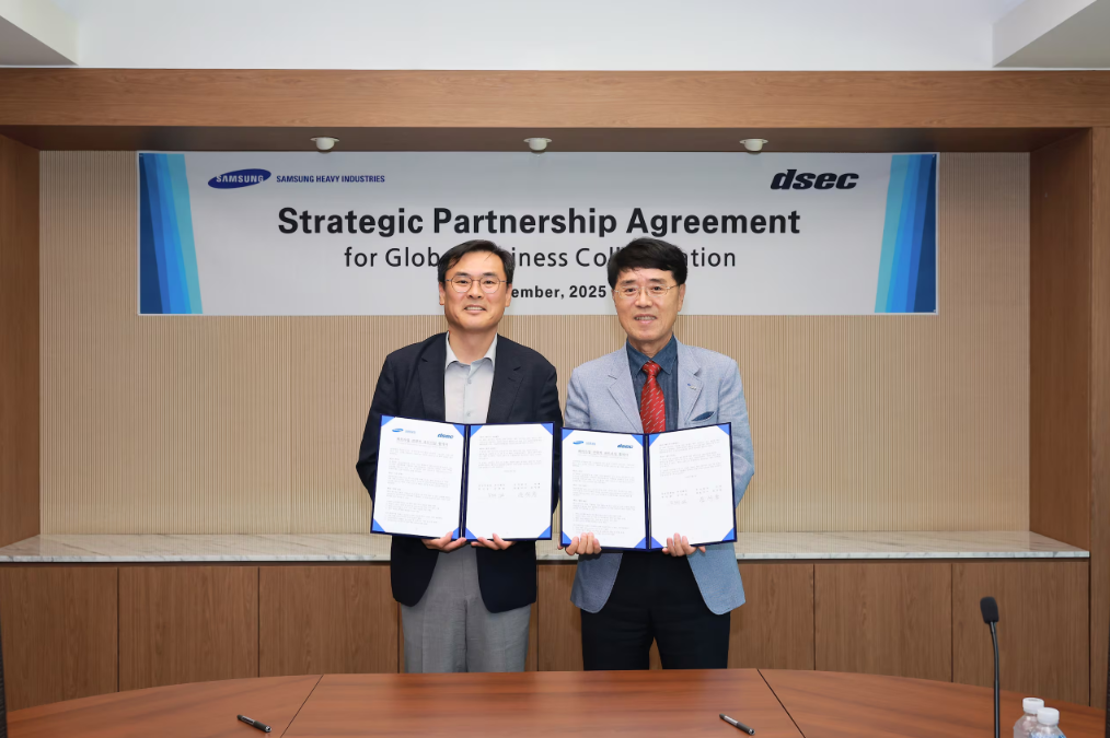 Samsung Heavy Industries Partners with DSEC to Advance Korea-U.S. MASGA Shipbuilding Project