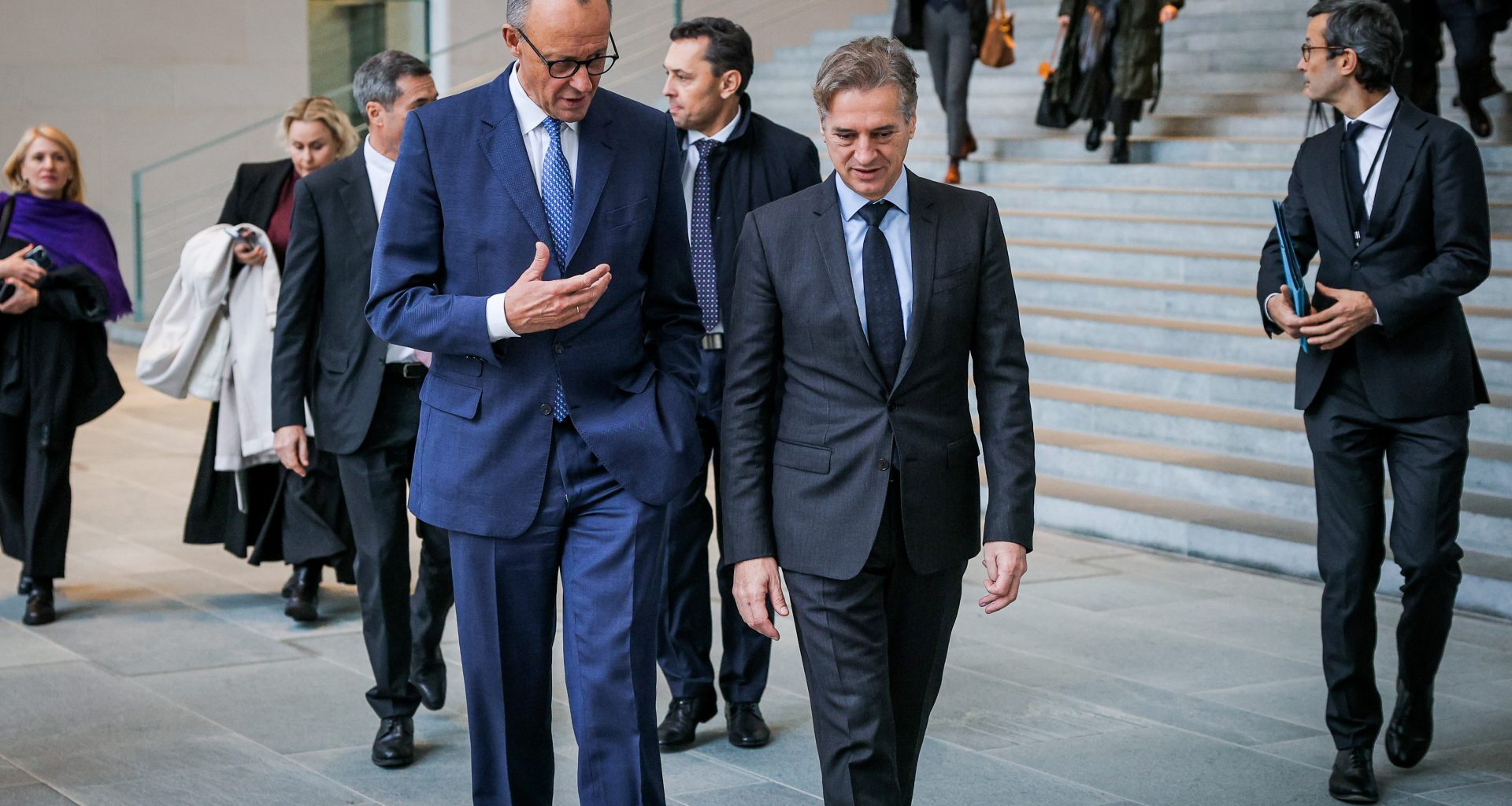 The Prime Ministers of Slovenia and Germany see leverage in frozen Russian assets for peace in Ukraine