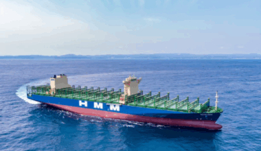 Hanwha Ocean Bags Order for Four 13,000 TEU LNG Dual-Fuel Container Ships from HMM