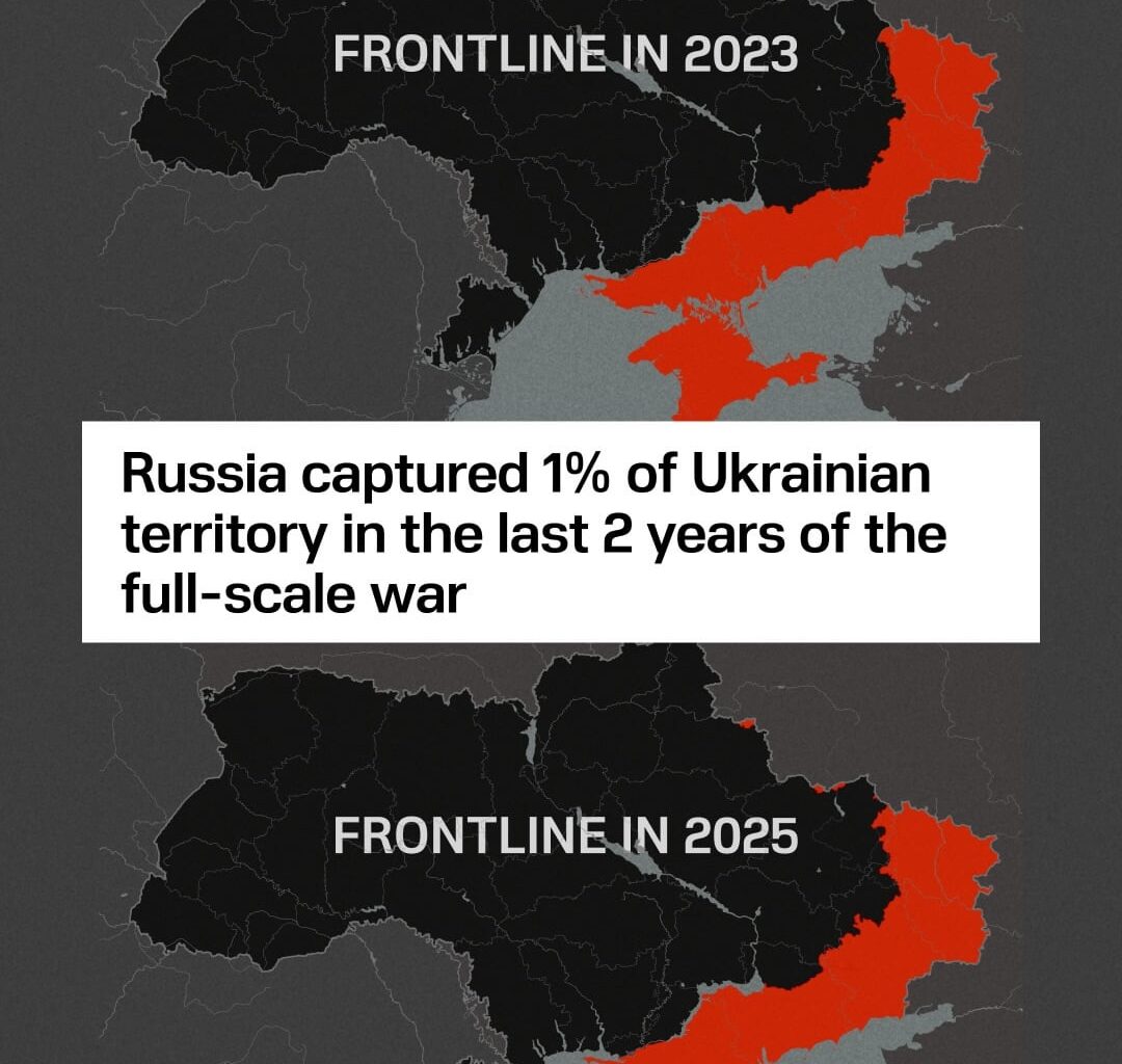 Russians captured just 1% of Ukraine in the last two years, and they still couldn’t take the Donetsk region in 11 years. So why should Ukraine surrender its territory?