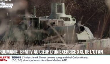 En Roumanie, les équipes de BFMTV ont pu assister à un exercice militaire géant de l'Otan : Actualités