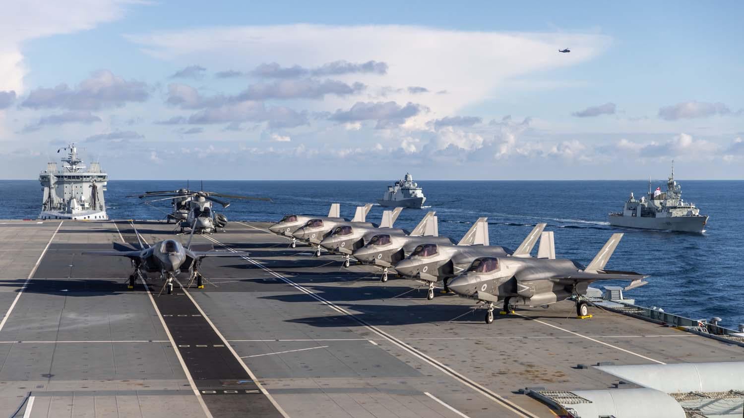 British carrier strike group now under NATO command