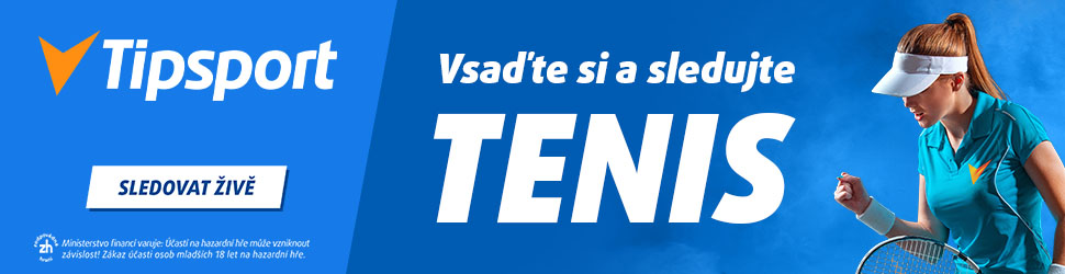 Sleduj tenisové přenosy živě na TV Tipsport