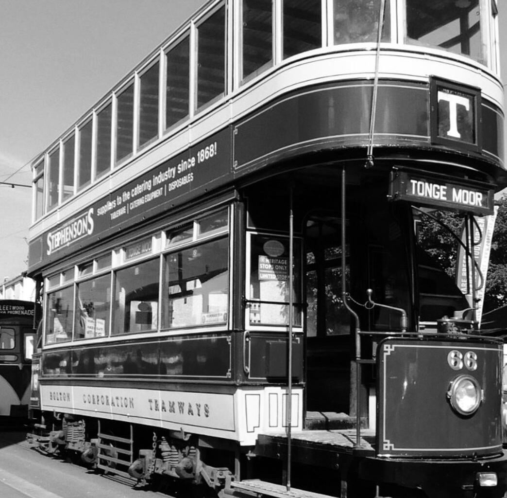 Tram fleetwood Lancashire UK