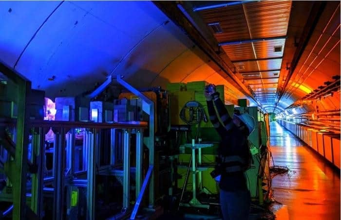 Accelerator experiment sheds light on missing blazar radiation – Physics World