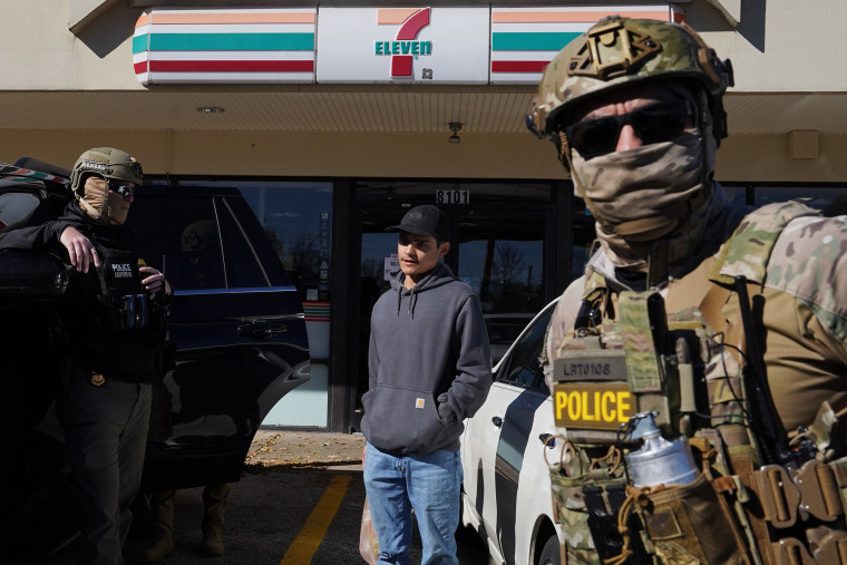 Image: Federal Agents Conduct Illegal Immigration Crack Down In Charlotte, North Carolina