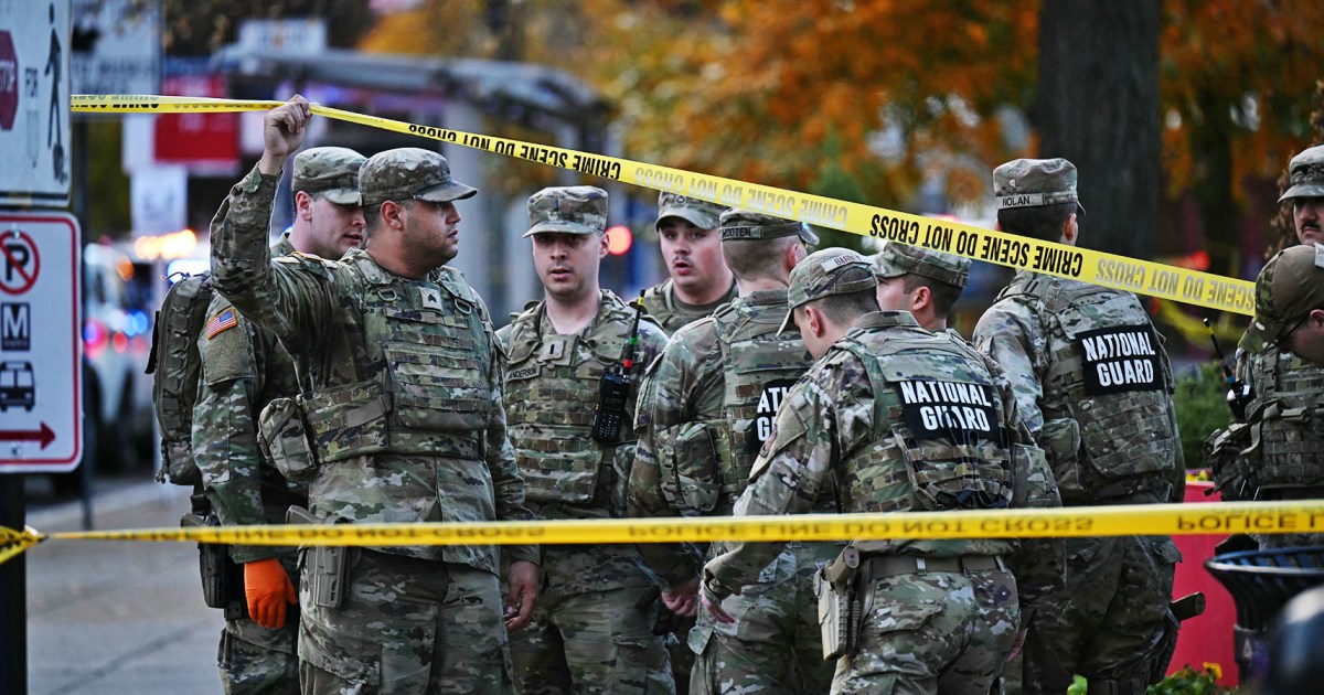 2 National Guard members shot near White House, suspect in custody