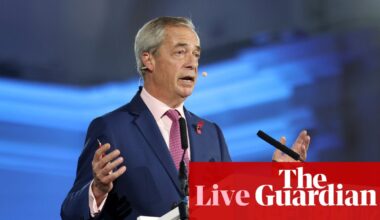 Reform’s plan to cut EU citizens’ benefits would risk trade war with Europe, Labour claims – UK politics live | Politics