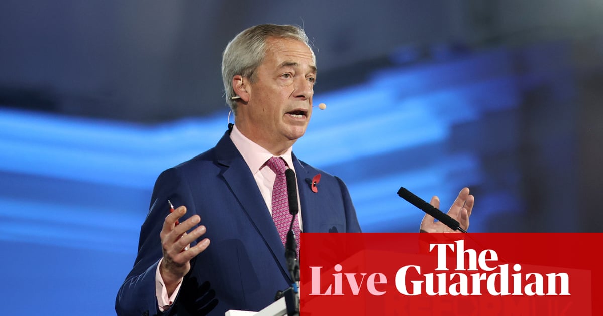 Reform’s plan to cut EU citizens’ benefits would risk trade war with Europe, Labour claims – UK politics live | Politics