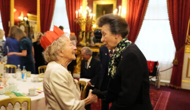 Princess Royal hosts veterans for festive tea party