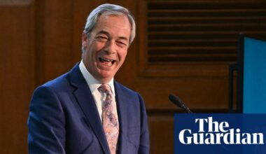 Ministers call on Nigel Farage to address ‘repulsive’ teenage racism allegations | Nigel Farage