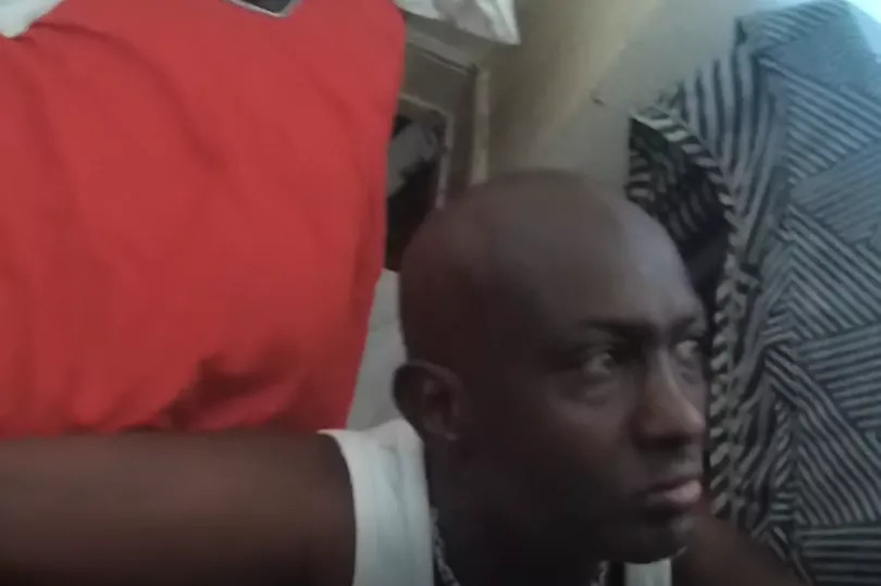 Bodycam footage shows moment asylum seeker is arrested for 'real-life horror film' murder