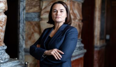 Belarus opposition leader among winners at free speech awards