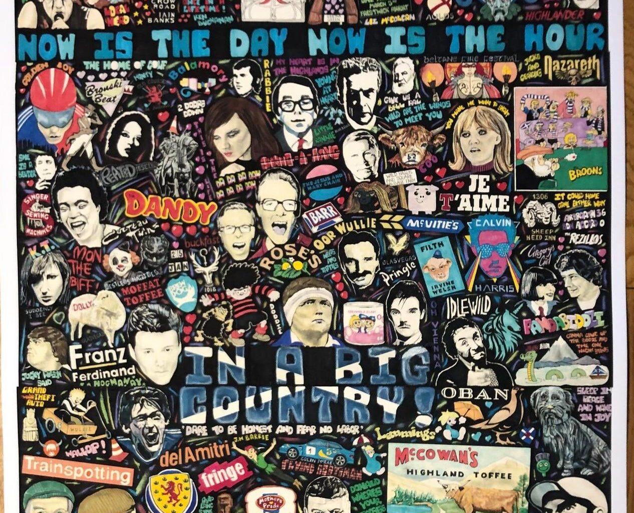 Scotland wall art by Paul Halmshaw