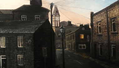 An oil painting i did of Marsden, Huddersfield