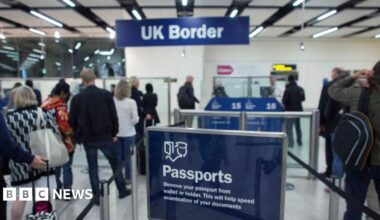 UK net migration drops sharply to 204,000 in year to June - live updates