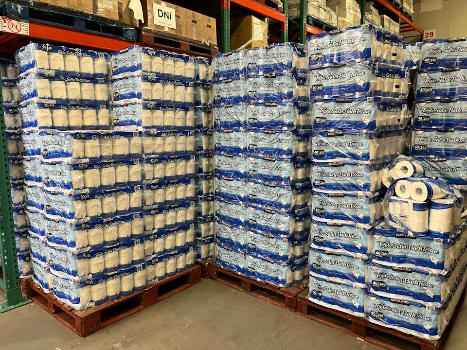 Toilet paper at Costco in Iceland.