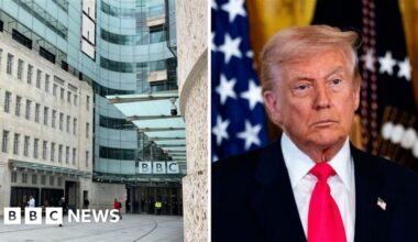 Trump says he will sue BBC for at least $1bn over Panorama edit