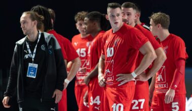 Ben Weyer (10) und seine Teamkollegen hatten sich den Ausgang im Hinspiel gegen Lettand ganz anders vorgestellt.